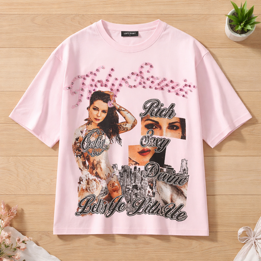 Camiseta Oversize “HolySaint” Graphic Tee – Unisex