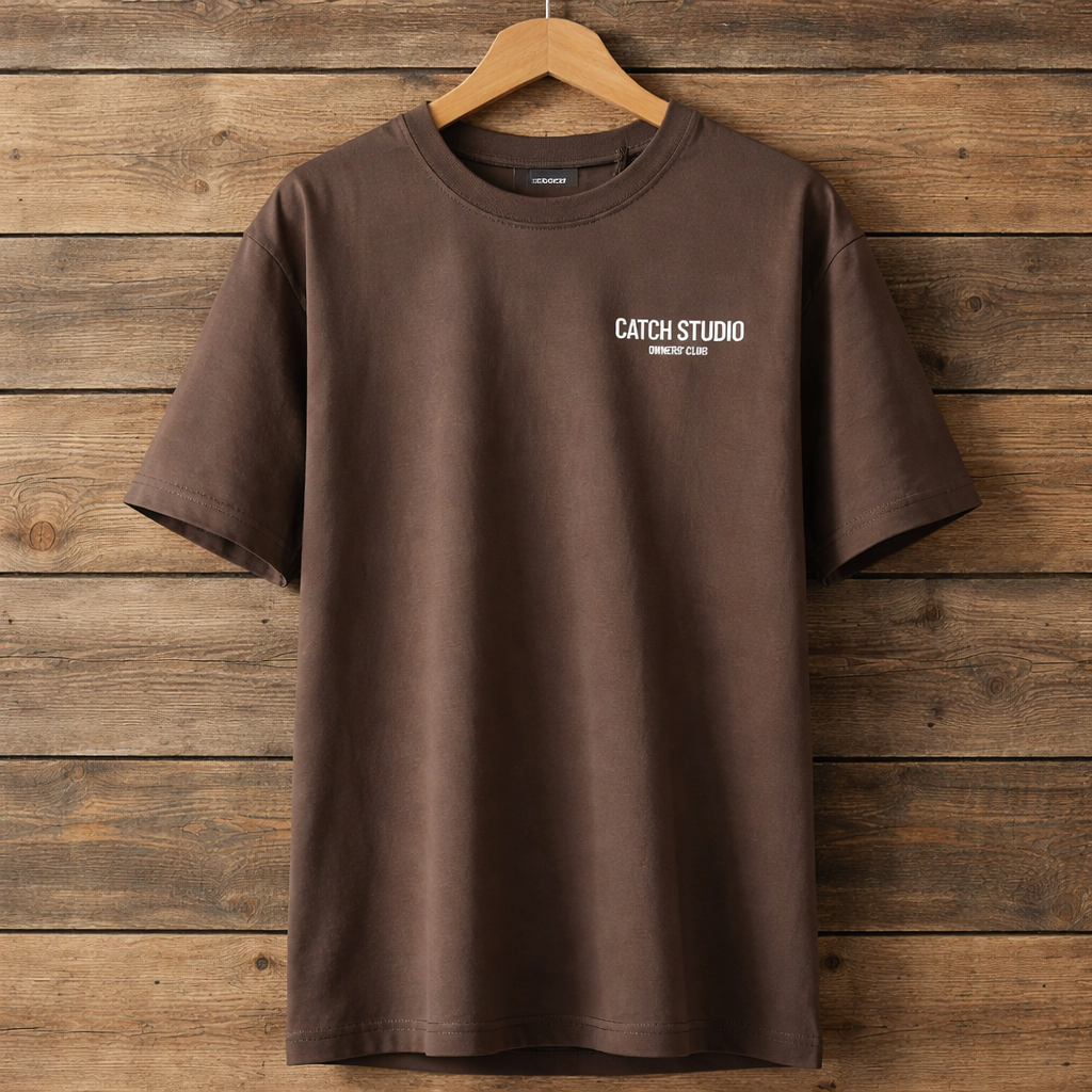 Camiseta Oversize “Catch Studio Owners’ Club” Blanca – Unisex